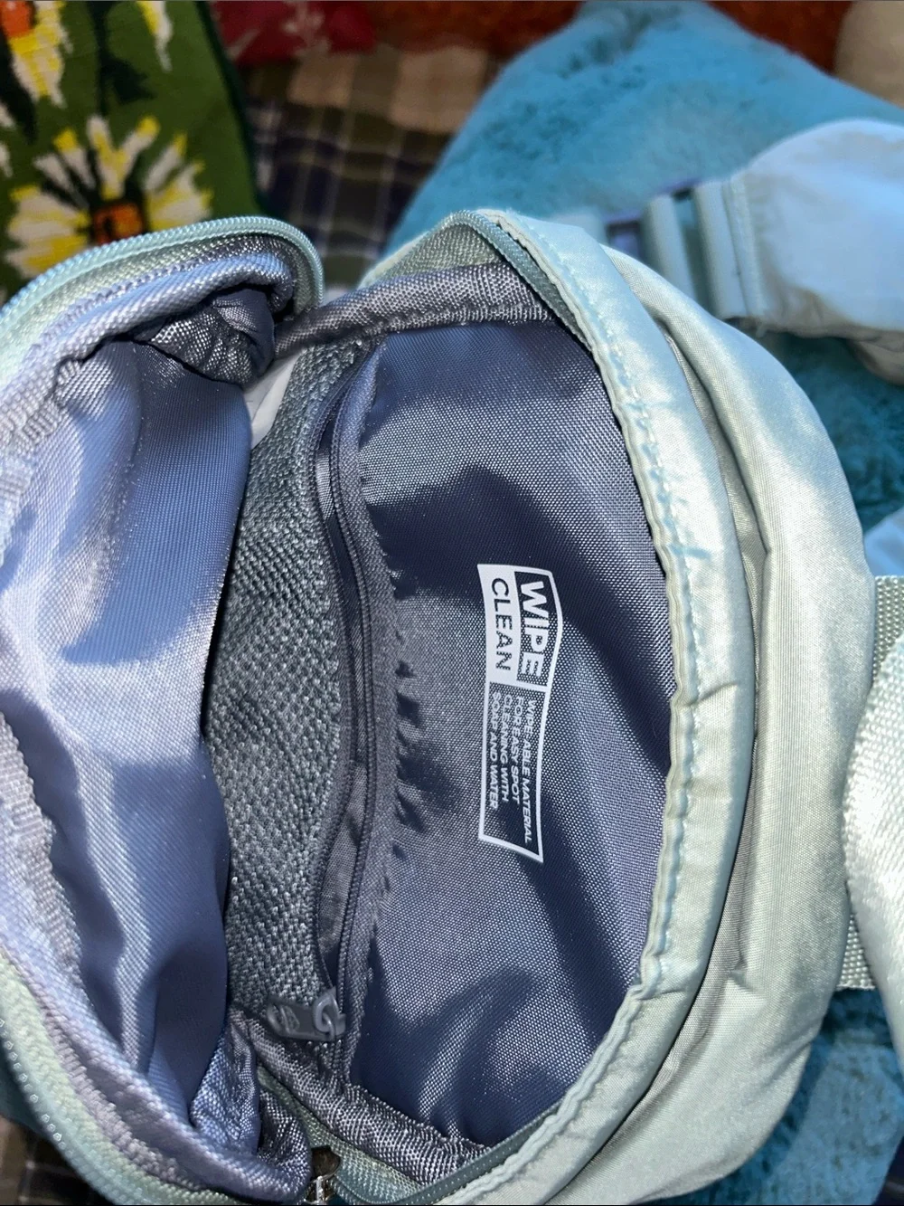 adidas Pale green Mini Backpack with phone Pouch - Picture 3 of 5